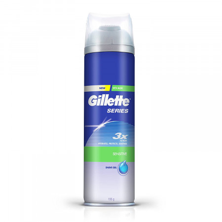 GILLETTE SERIES SENSITIVE SHAVE GEL 195GM